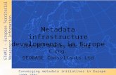 Converging metadata initiatives in Europe 2000-2001 ETeMII – European Territorial Management Information Infrastructure Metadata infrastructure developments.