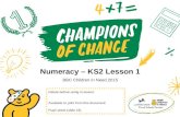 Numeracy – KS2 Lesson 1 BBC Children in Need 2015 Delete before using in lesson: Available to print from this document: Pupil sheet (slide 16)