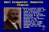 WPA Emil Kraepelin: Dementia Praecox “Dementia praecox consists of a series of states, the common characteristic of which is a peculiar destruction of.