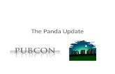 The Panda Update. Who Am I? Co-author of The Art of SEO President of Stone Temple Consulting 20+ person SEO and PPC firm Trainer for Instant E-Training.