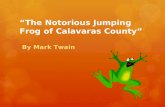 “The Notorious Jumping Frog of Calavaras County” By Mark Twain.