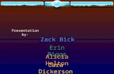 Zack Bick Erin Riggs Alicia Helton Cara Dickerson Presentation by: