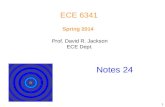 Prof. David R. Jackson ECE Dept. Spring 2014 Notes 24 ECE 6341 1.