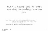 1 MCHP-1 clamp and MC port opening metrology review ProE model: stb-mchp-1_vvsa1_pppl_best_fit.asm stb-fpa_mech_left_side.asm, Rep: mchp-1_clamp_metrol_pts.