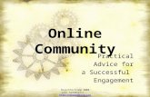 Online Community Practical Advice for a Successful Engagement ChurchTechCamp 2008 John Saddington - ://human3rror.com.