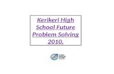 Kerikeri High School Future Problem Solving 2010..