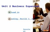 Unit 2 Business Expansion Lead in Reading: Nestlé S. A. Session 1.