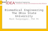 Biomedical Engineering The Ohio State University Mark Ruegsegger, PhD PE.