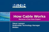 How Cable Works Become a One-Hour Expert Steve Lampen Multimedia Technology Manager Belden.