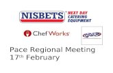 Pace Regional Meeting 17 th February. Nisbets Overview Over 25 years industry experience – 1983 Launch of Andrew Nisbets & Co 600+ staff working from.