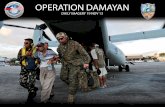 131116-N-TZ269-003 HOMONAN, REPUBLIC OF THE PHILIPPINES- Gunnery Sgt. Jaymz L. Bott offloads relief supplies from a U.S. Marine Corps MV-22B Osprey at.