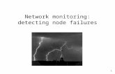 1 Network monitoring: detecting node failures. 2 Monitoring failures in (communication) DS A major activity in DS consists of monitoring whether all the.