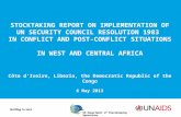 UN Department of Peacekeeping Operations STOCKTAKING REPORT ON IMPLEMENTATION OF UN SECURITY COUNCIL RESOLUTION 1983 IN CONFLICT AND POST-CONFLICT SITUATIONS.