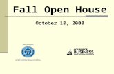Fall Open House October 18, 2008. Outline CoB Recognition Progression & Admission Standards CoB Branding Initiative.