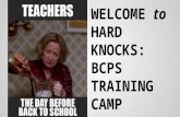 WELCOME to HARD KNOCKS: BCPS TRAINING CAMP. YOU ARE PART OF SOMETHING BATTLE CREEK PUBLIC SCHOOLS 2015-16 Welcome Back!