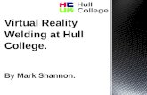 By Mark Shannon. Virtual Reality Welding at Hull College.