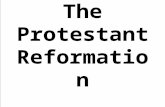 The Protestant Reformation. What was the Protestant Reformation? A protest (get it?) against the Church that led to the split of Christianity. It’s why.