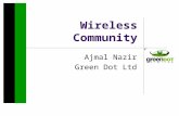 Wireless Community Ajmal Nazir Green Dot Ltd. AGENDA Introduction Wireless Network Coverage Spectrum Planning NMS (Network Management System)