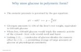 Why store glucose in polymeric form? © Michael Palmer 2014.