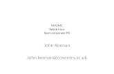 M92MC Week Four Non-corporate PR John Keenan John.keenan@coventry.ac.uk.