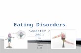 Definition of Eating Disorders  Causes of Eating Disorders  Symptoms  Treatments  Preventions  Conclusion.