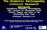 The Diabetic Retinopathy Clinical Research Network Peripheral Diabetic Retinopathy (DR) Lesions on Ultrawide-field Fundus Images and Risk of DR Worsening.