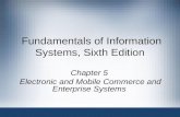 Fundamentals of Information Systems, Sixth Edition Chapter 5 Electronic and Mobile Commerce and Enterprise Systems.