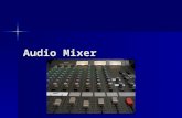 Audio Mixer. Allows for the mixing of sounds Allows for the mixing of sounds.
