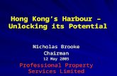 Hong Kong’s Harbour – Unlocking its Potential Nicholas Brooke Chairman 12 May 2005 Professional Property Services Limited.