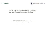 First Base Solutions / Teranet When Parcel meets Ortho … Ben-Hur Abucay - FBS Timothy Hu – Program Manager - Teranet.