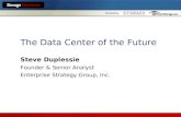 The Data Center of the Future Steve Duplessie Founder & Senior Analyst Enterprise Strategy Group, Inc.