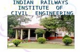 INDIAN RAILWAYS INSTITUTE OF CIVIL ENGINEERING. COORDINATION WITH ENGG DEPT Engineering Department responsible for construction and maintenance of following.