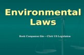 Environmental Laws Book Companion Site – Click US Legislation.
