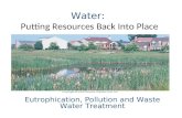 Water: Putting Resources Back Into Place Eutrophication, Pollution and Waste Water Treatment.