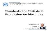 United Nations Economic Commission for Europe Statistical Division Standards and Statistical Production Architectures Steven Vale UNECE steven.vale@unece.org.