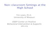 Tim Lewis, Ph.D. University of Missouri OSEP Center on Positive Behavioral Intervention & Supports pbis.org.