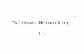 “Windows Networking” ITL. © Hans Kruse & Shawn Ostermann, Ohio University 2 Overview Networking under Windows Mixture of applications and protocols.