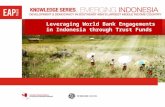 Leveraging World Bank Engagements in Indonesia through Trust Funds.