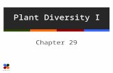 Plant Diversity I Chapter 29. Slide 2 of 18 Evolution  Land plants descended from Chlorophyta  Green Algae  Specifically Charophyta  Plant-like Protists.