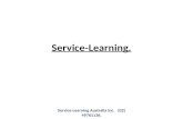Service-Learning. Service-Learning Australia Inc. (02) 49761136.