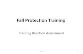 Fall Protection Training Training Reaction Assessment R13.11.