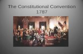 The Constitutional Convention 1787. Creating the Constitution Small States vs Large States The New Jersey Plan (Small States) The Virginia Plan (Large.