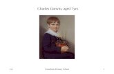 LACrossflatts Primary School1 Charles Darwin, aged 7yrs.