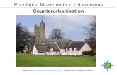 Population Movements in Urban Areas: Counterurbanisation Photo Source:  - I Murray (Clare Village, Suffolk).