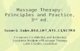 Massage Therapy: Principles and Practice, 3 rd ed.