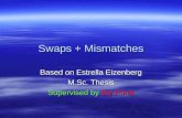 Swaps + Mismatches Based on Estrella Eizenberg M.Sc. Thesis Supervised by Ely Porat.