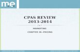 CPAS REVIEW 2013-2014 MARKETING CHAPTER 26--PRICING.