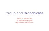 Croup and Bronchiolitis Karen D. Sawitz, MD St. Barnabas Hospital Department of Pediatrics.
