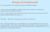 Group 13 Compounds The compounds in this group are electron deficient species There are three available oxidation states for the group 13 compounds, represented.