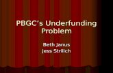 PBGC’s Underfunding Problem Beth Janus Jess Strilich.